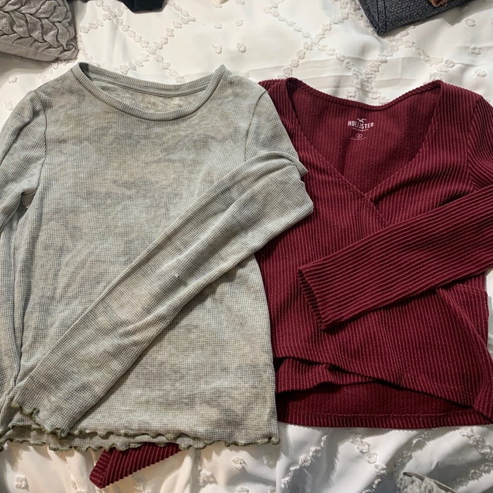 Long sleeve set (American eagle and hollister)